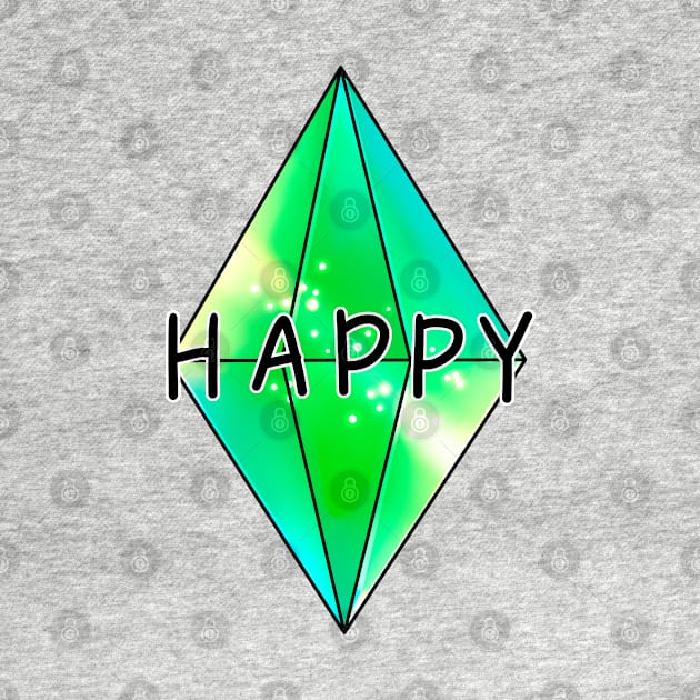 HAPPY. Sims 4 mood plumbob by 2dsandy